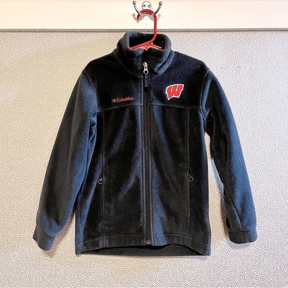 XS (4/5) Kid’s Columbia Wisconsin Badgers Jacket - Picture 1 of 6